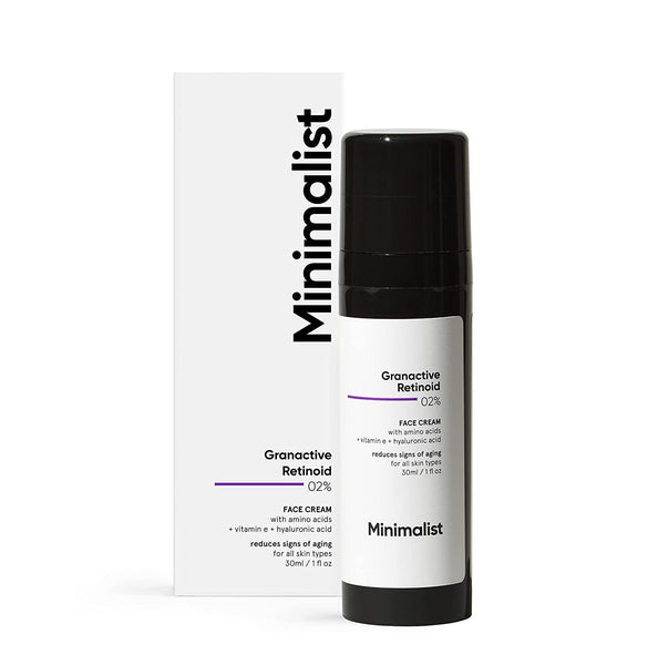 This is an image of Minimalist 2% Retinoid Anti Ageing Night Cream on www.sublimelife.in