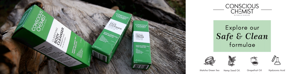 Shop from a range of Matcha green tea and Hemp seed oil products from Conscious Chemist on SublimeLife.in.