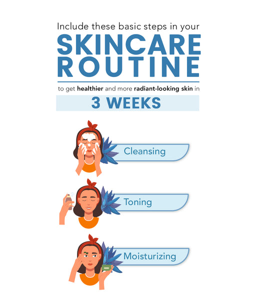 This is an image on Include these basic steps in your skincare routine to get healthier and more radiant-looking skin in 3 weeks on www.sublimelife.in