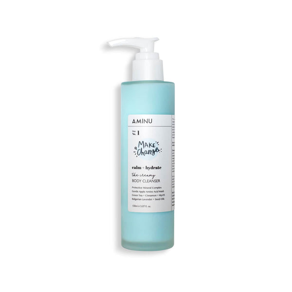 This is an image of Aminu Creamy Body Cleanser | Gentle Cleaning & Soothing on www.sublimelife.in