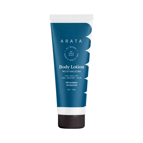 This is an image of Arata's Moisturising Body Lotion on www.sublimelife.in