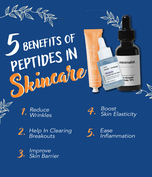This is an image of 5 Benefits of Peptides in Skincare on www.sublimelife.in