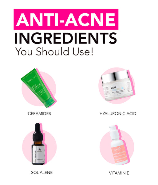 This is an image of Anti-Acne Ingredients You Should Use! on www.sublimelife.in