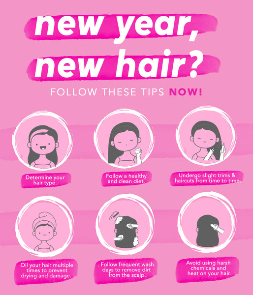 This is an image of New Year, New Hair? Follow these tips now! on www.sublimelife.in