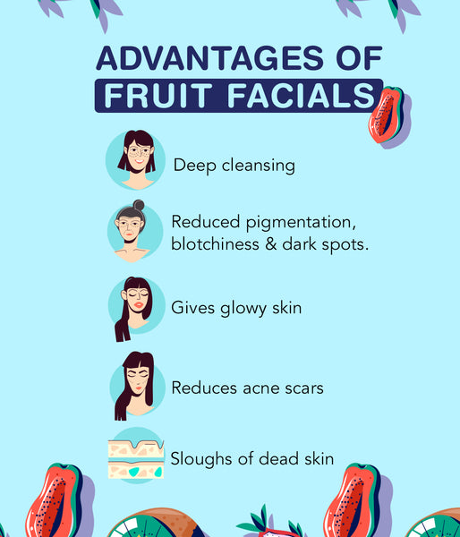 This is an image of Advantages of Fruit Facials on www.sublimelife.in