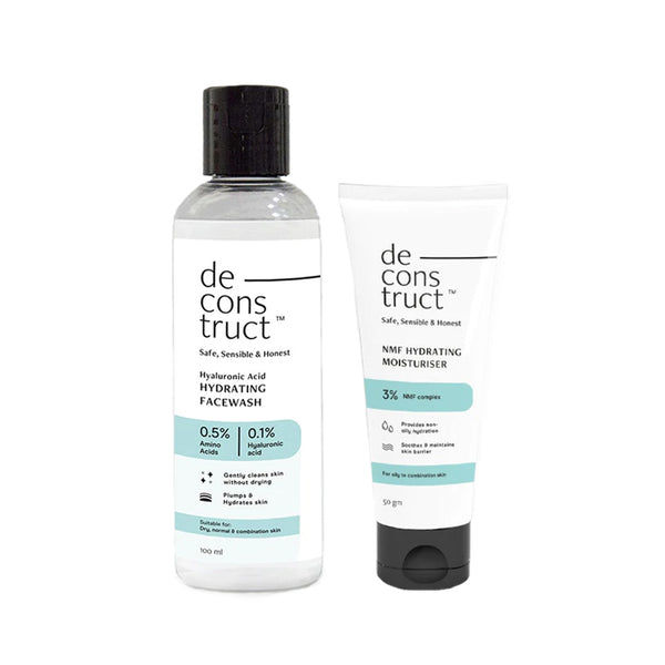 This is an image of Deconstruct Bye To Dry Skincare Set on www.sublimelife.in
