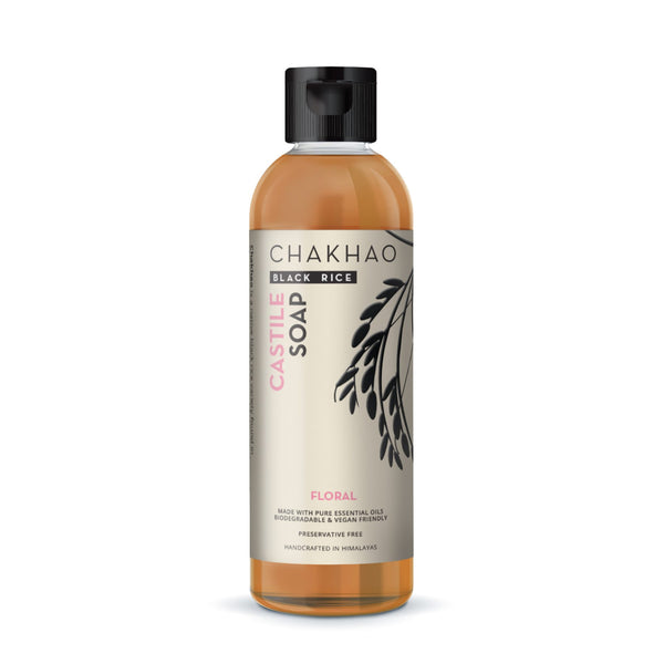 This is an image of FOR8 Chakhao Black Castile Soap on www.sublimelife.in 