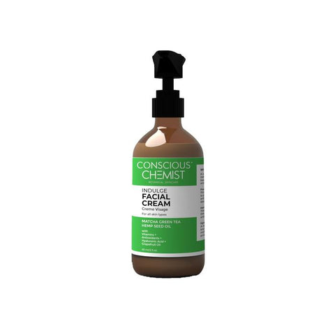 Daily moisturiser with Matcha Green Tea &  Hemp Seed Oil from the brand Conscious Chemist