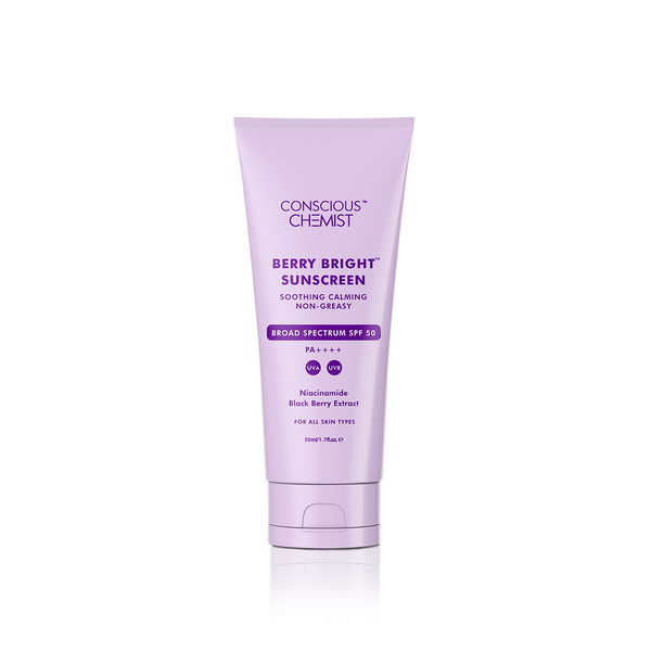 This is an image of Conscious Chemist Berry Bright Sunscreen on www.sublimelife.in