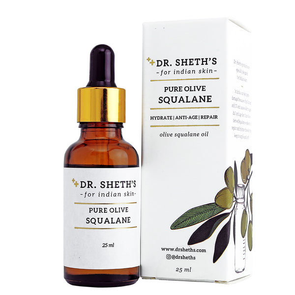 This is an image of Dr Sheth’s Pure Olive Squalane on www.sublimelife.in