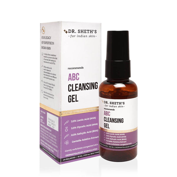 This is an image of Dr. Sheth’s ABC Cleansing Gel on www.sublimelife.in 