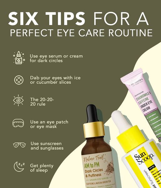 This is an image on Six tips for a perfect eye care routine on www.sublimelife.in