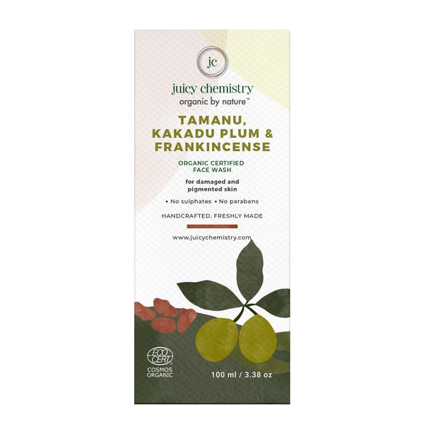 This is an image of Tamanu, Kakadu Plum & Frankincense Organic Face Wash on www.sublimelife.in