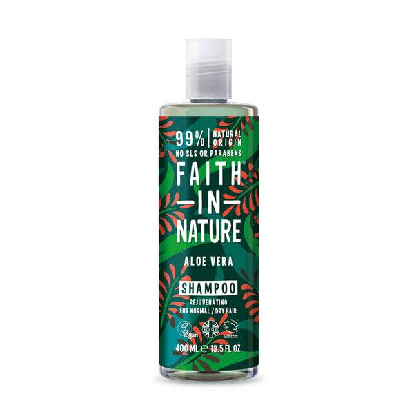This is an image of Faith in Nature Aloe Vera Shampoo on www.sublimelife.in