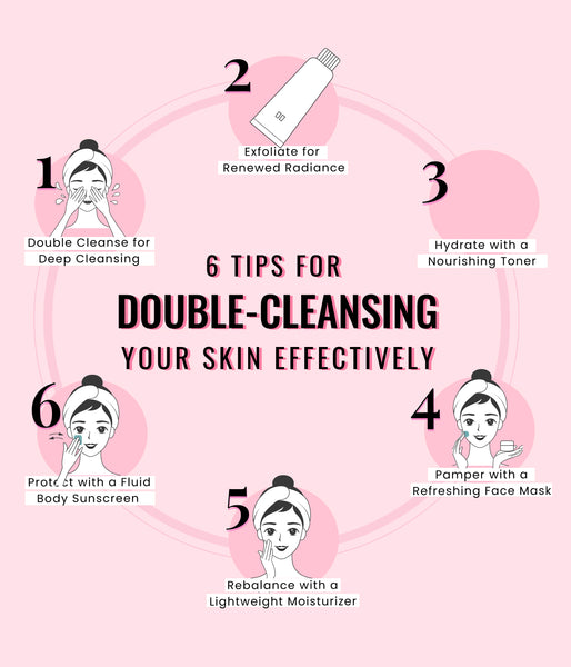 This is an image on 6 Tips for Double-Cleansing Your Skin Effectively on www.sublimelife.in