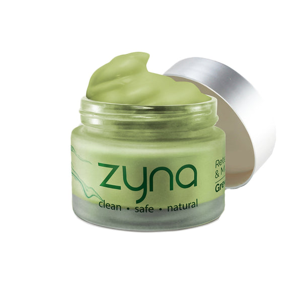 This is an image of Zyna Green Clay Mask on www.sublimelife.in