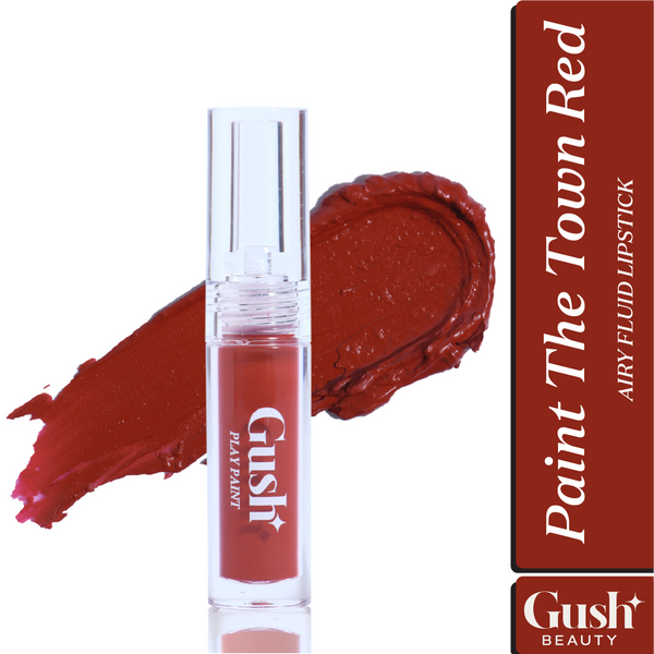 This is an image of Gush Beauty Red Lipstick on www.sublimelife.in