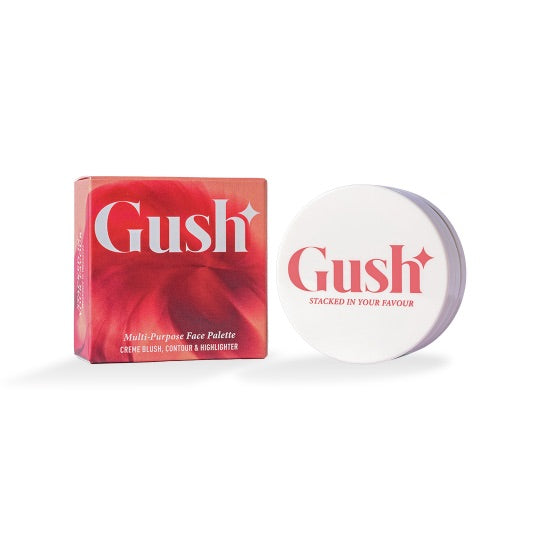 This is an image of Gush Beauty Face Palette on www.sublimelife.in