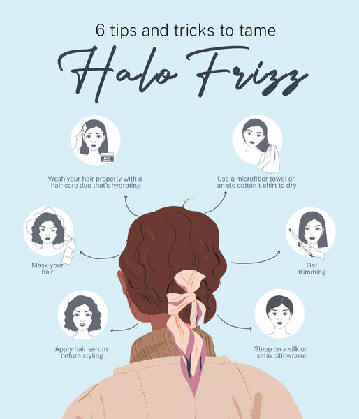 This is an image on 6 tips and tricks to tame Halo Frizz on www.sublimelife.in