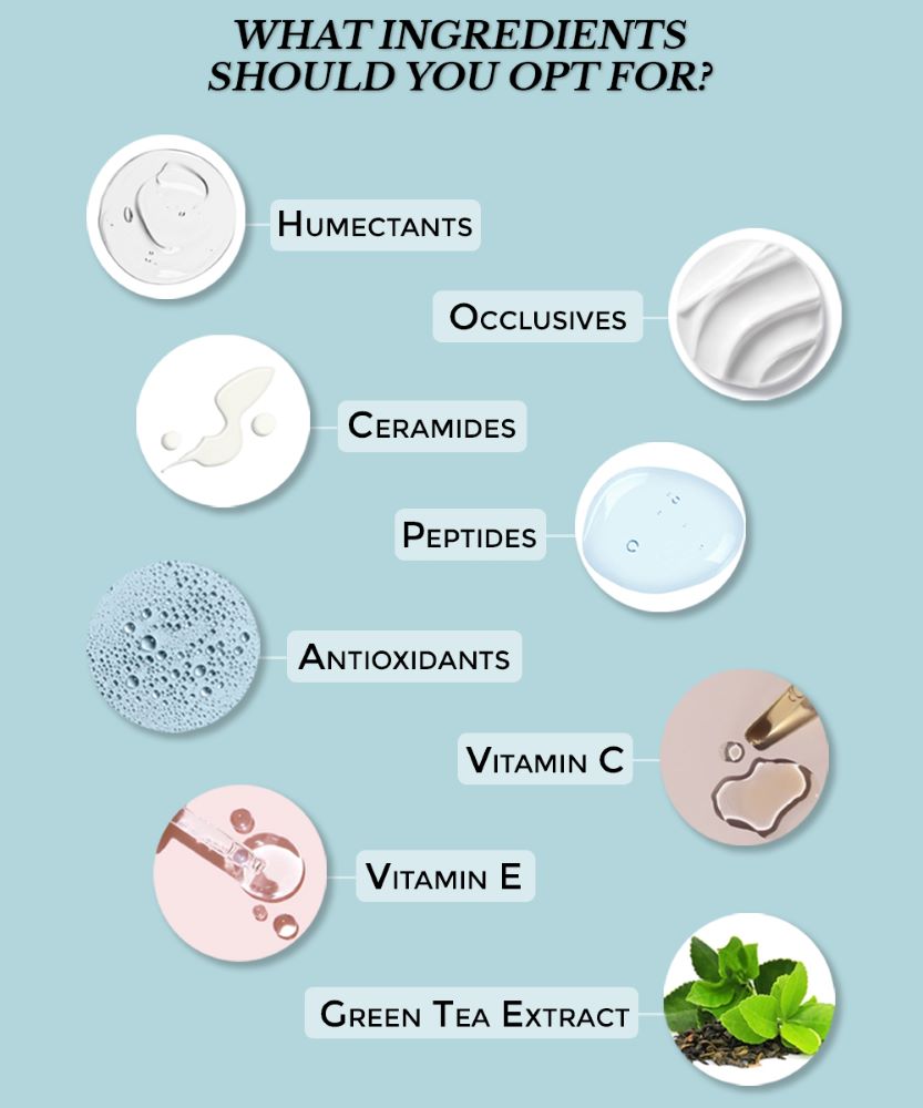 This is an image of what all you should include in your skincare routine in the winter on www.sublimelife.in