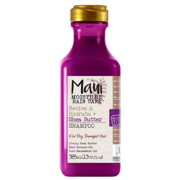 This is an image of Maui Moisturise Revive & Hydrate + Shea Butter Shampoo on www.sublimelife.in