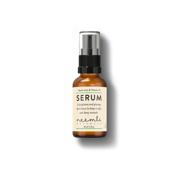 This is an image of Neemli Naturals Hyaluronic Acid & Vitamin C Brightening Serum on www.sublimelife.in 