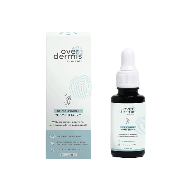 This is an image of The Over Dermis Skin Alphabet Vitamin B Serum on www.sublimelife.in