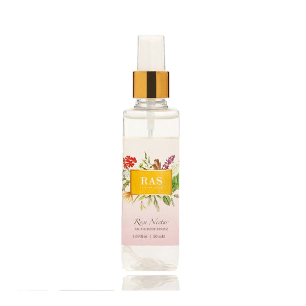 This is an image of Ras Luxury Oils Rose Nectar Face Mist & Toner on www.sublimelife.in 