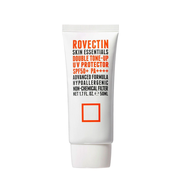 This is an image of Rovectin Skin Essentials Double Tone-Up UV Protector on www.sublimelife.in 