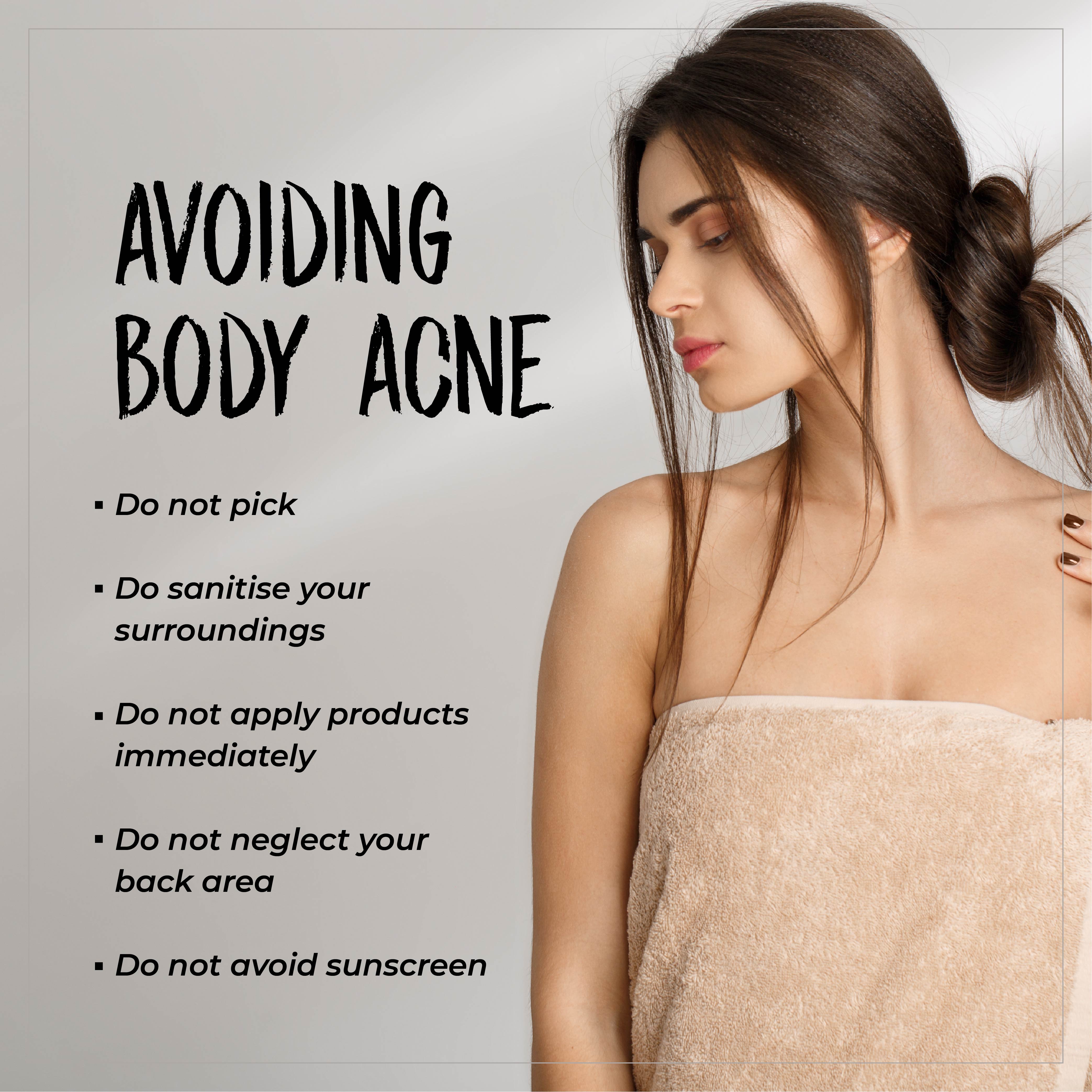 This is an image of how to avoid body acne