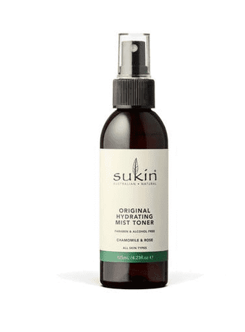 Hydrating mist toner from the brand Sukin