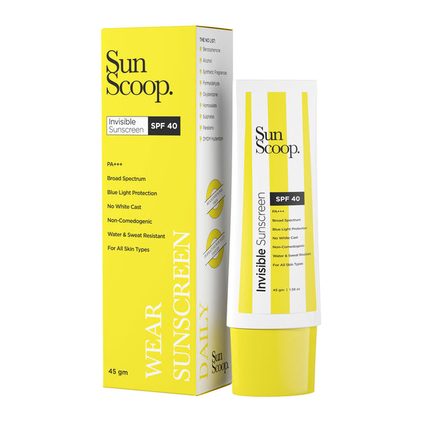 This is an image of SunsScoop Invisible Sunscreen SPF 40 on www.sublimelife.in