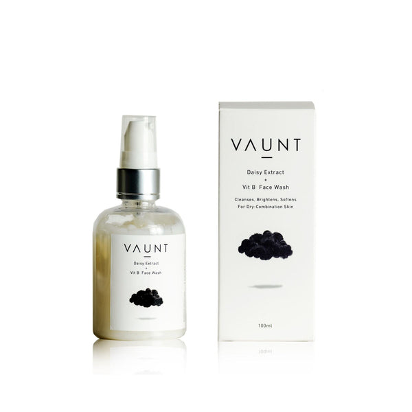 This is an image of Vaunt Daisy Flower+Vit B Face Wash on www.sublimelife.in