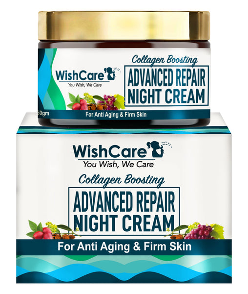 This is an image of Wishcare Collagen Night Cream on www.sublimelife.in 
