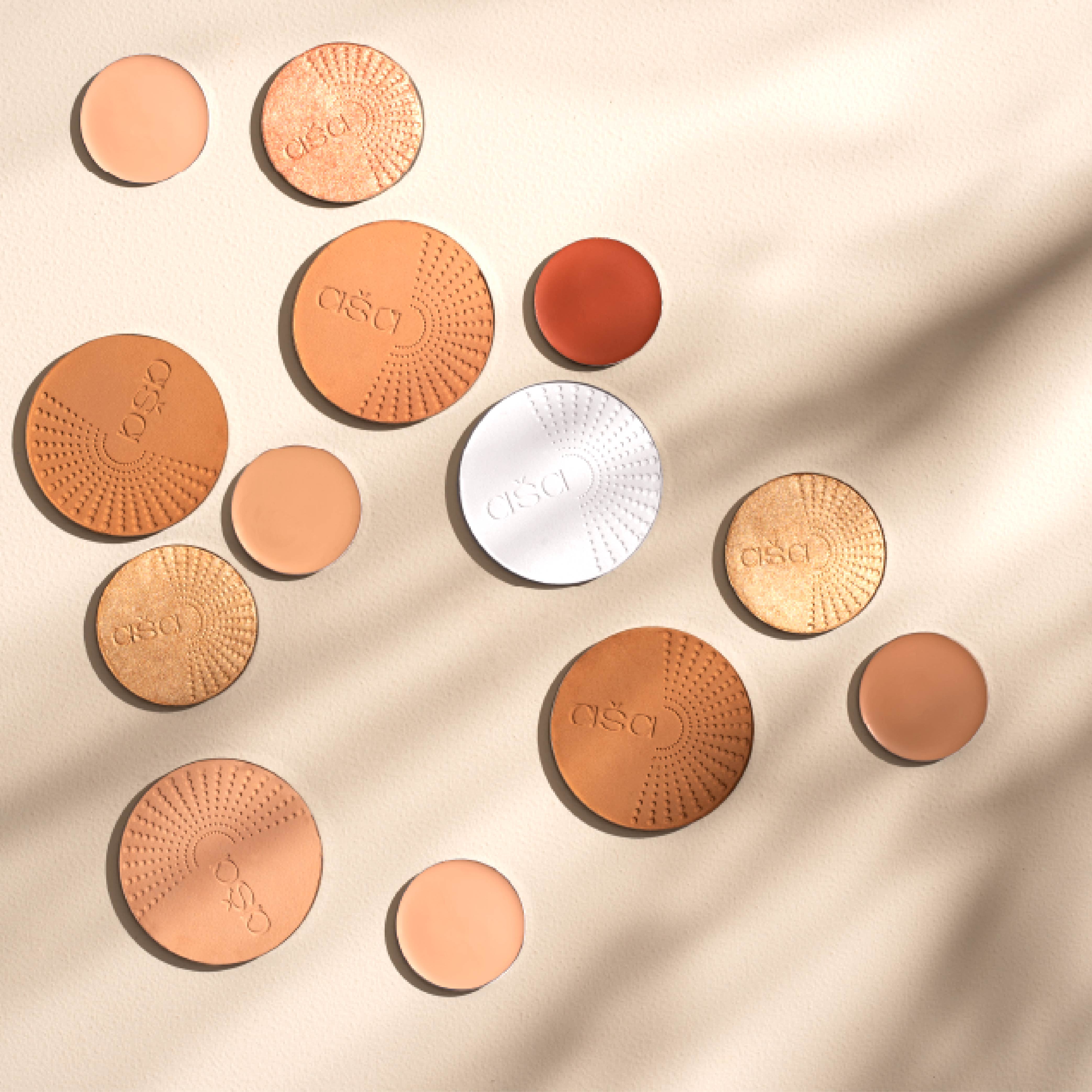 this is an image of the asa beauty concealers and luminising powders on www.sublimelife.in