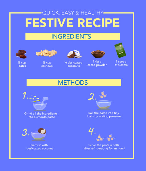 This is an image of Quick, easy & healthy festive recipe on www.sublimelife.in