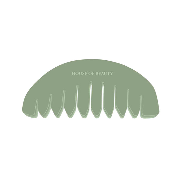 This is an image of House Of Beauty Jade Comb on www.sublimelife.in