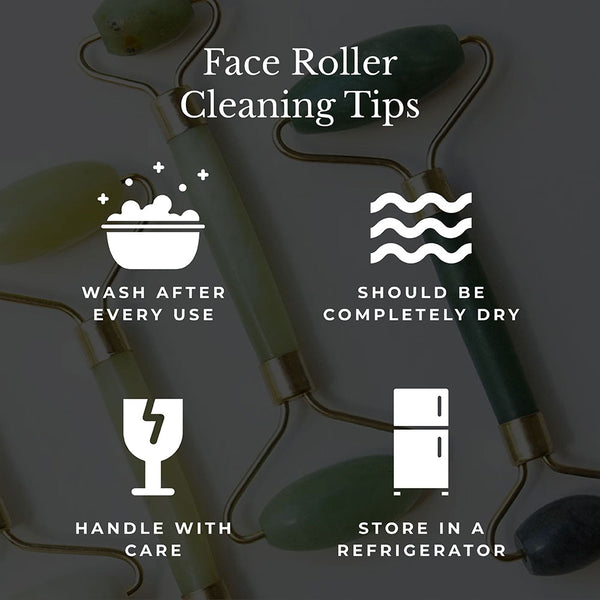 This is an image showing how to clean and store your face tools.