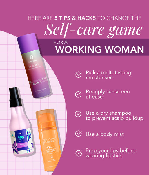 This is an image on Here are 5 tips & hacks to change the self-care game for a working woman on www.sublimelife.in