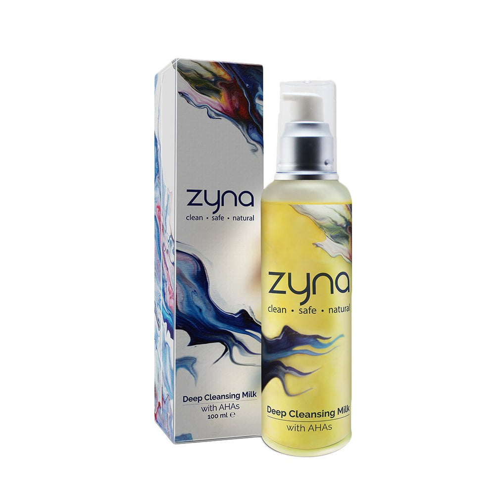 This is an image of Zyna Deep Cleansing Milk With AHAS on www.sublimelife.in 