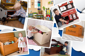 childrens wooden toy box