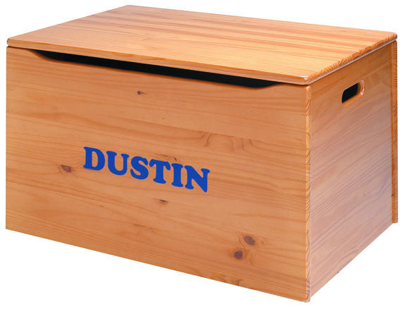 personalized wooden toy chest