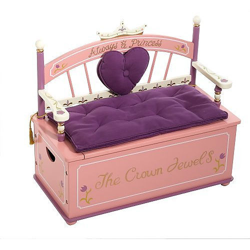 girl toy chest bench