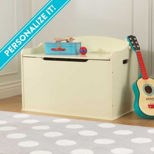 austin toy box white