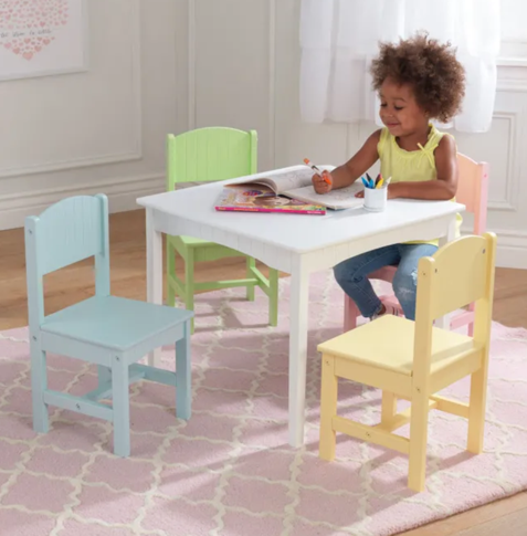 childrens white table