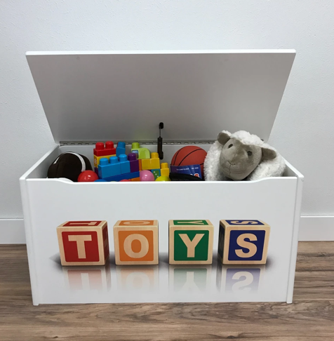 Personalized Toy Box & Bedroom Storage Collection - Dibsies Personalization  Station