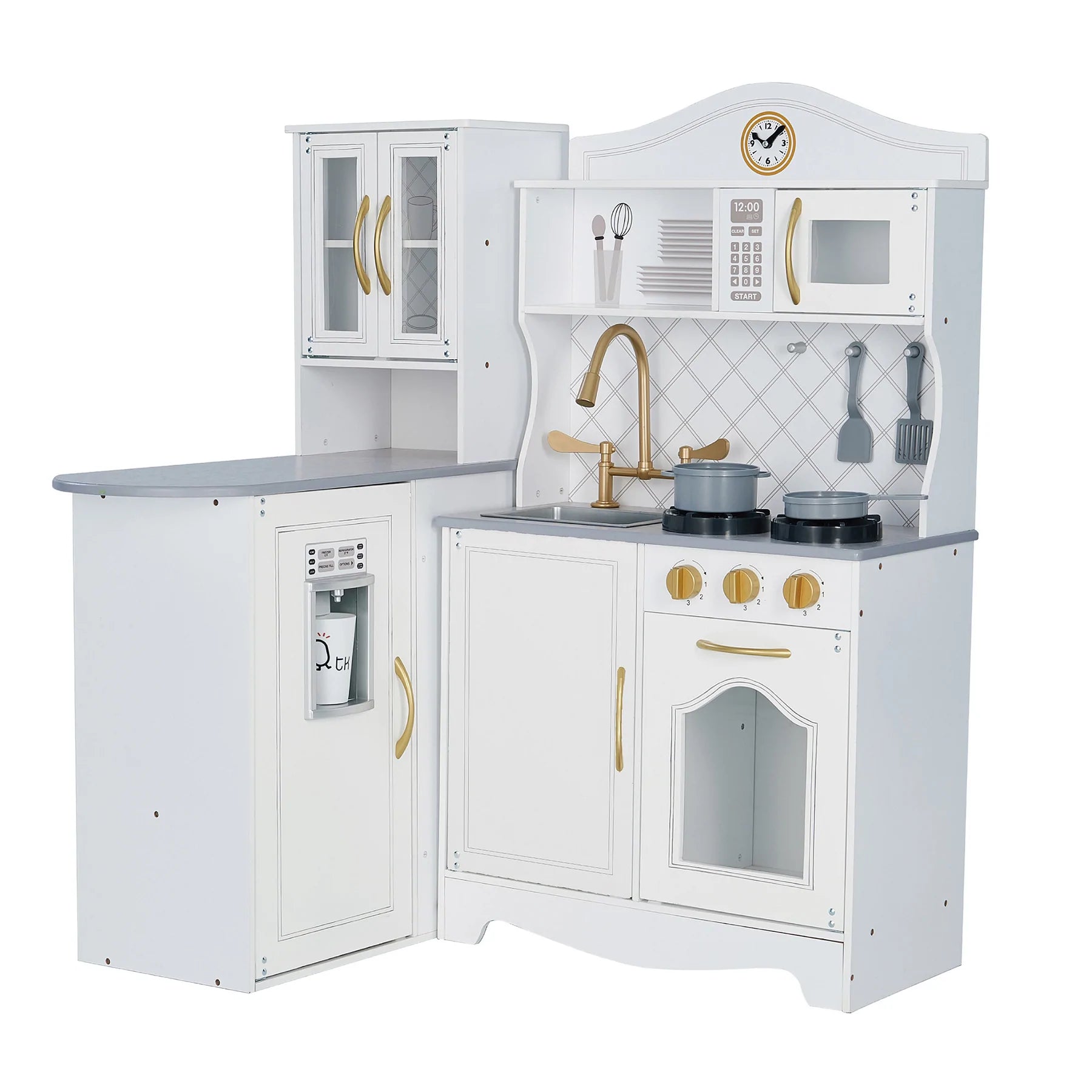 Teamson Kids - Biscay Delight Classic Play Kitchen - Mint