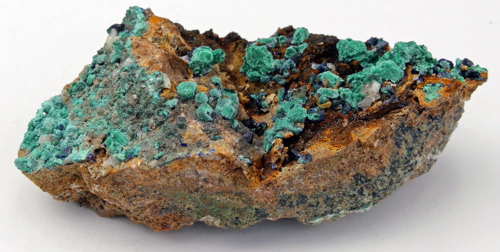 Azurite with Malachite, New South Wales, Australia, Cabinet-Sized Spec ...