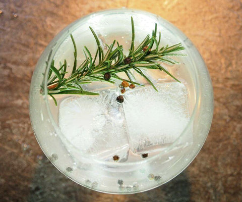 Rosemary and black pepper gin and tonic