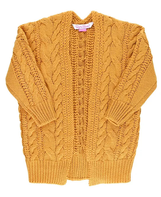 Honey Chunky Knit Cardigan (Ruffle Butts)